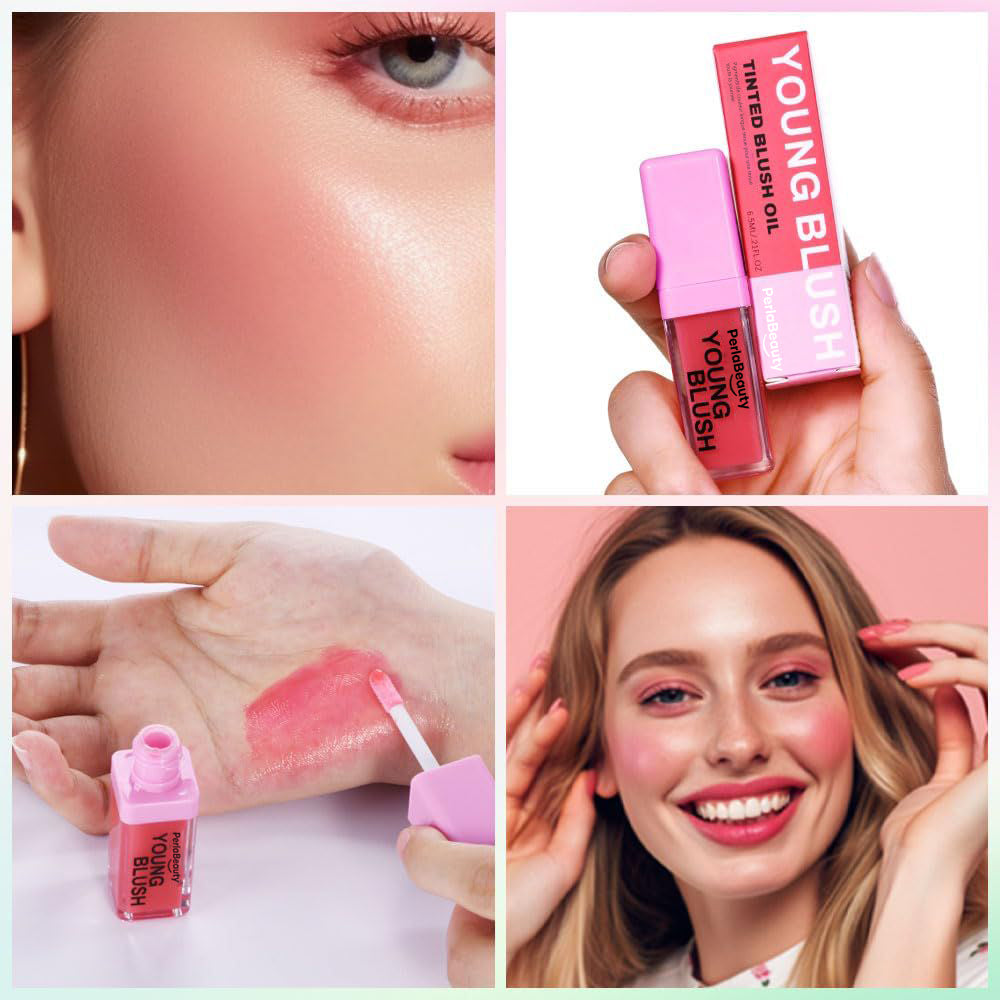 Huile Blush Réactive à la Couleur – Pour Toutes les Carnations